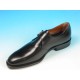 Men's elegant shoe with buckle in black leather - Available sizes:  40, 44, 51, 52