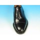 Scarpa oxford stringata da uomo con puntale in pelle nera - Misure disponibili: 51, 52