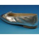 Ballerina in pelle colore argento -  