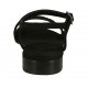 Sandale pour femmes en daim noir avec courroie et strass talon 2 - Pointures disponibles:  32
