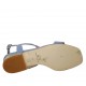 Sandalo da donna in camoscio azzurro tacco 2 - Misure disponibili: 32, 43, 44, 46