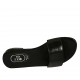 Sabot da donna in vernice nera tacco 2 - Misure disponibili: 32, 42, 46