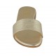 Sabot da donna laminato stampato platino tacco 2 - Misure disponibili: 32, 33, 43, 46