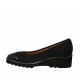 Decolté da donna in tessuto con puntale in vernice nera zeppa 4 - Misure disponibili: 34, 42, 44