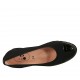 Decolté da donna in tessuto con puntale in vernice nera zeppa 4 - Misure disponibili: 34, 42, 44