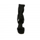 Sandalo da donna con plateau in tessuto elasticizzato nero tacco 11 - Misure disponibili: 32, 34, 42, 43, 44, 46