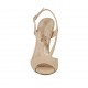 Sandalo da donna con plateau in pelle nude tacco 11 - Misure disponibili: 34, 43