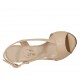 Sandalo da donna con plateau in pelle nude tacco 11 - Misure disponibili: 34, 43