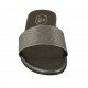 Sabot da donna laminato stampato argento tacco 2 - Misure disponibili: 33, 46