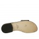 Sabot da donna laminato stampato argento tacco 2 - Misure disponibili: 33, 46