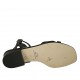 Sandalo con cinturino da donna in vernice stampata nera 2 - Misure disponibili: 32, 33, 42