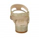 Sandalo da donna glitterato platino tacco 2 - Misure disponibili: 32