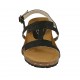 Sandalo da donna glitterato nero zeppa 4 - Misure disponibili: 42