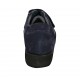 Scarpa chiusa con velcro da donna in camoscio blu e pelle traforata avio zeppa 3 - Misure disponibili: 34, 45