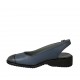 Chanel da donna in pelle e vernice blu tacco 3 - Misure disponibili: 34