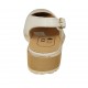 Chanel da donna in pelle beige tacco 3 - Misure disponibili: 33, 34, 45