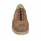 Scarpa casual stringata da uomo in pelle e pelle forata marrone - Misure disponibili: 46, 48, 49