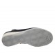 Woman's sandal with elastic bands and removable insole in blue suede wedge heel 4 - Available sizes:  34