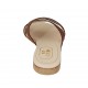 Sabo para mujer en nabuk marron tacon 1 - Tallas disponibles:  42, 43, 46