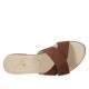Sabo para mujer en nabuk marron tacon 1 - Tallas disponibles:  42, 43, 46