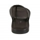 Chanclas de dedo para hombres en piel y piel estampada negra - Tallas disponibles:  36, 37, 38, 46, 47, 48, 49