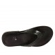 Chanclas de dedo para hombres en piel y piel estampada negra - Tallas disponibles:  36, 37, 38, 46, 47, 48, 49