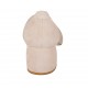 Escarpin à bout pointu pour femmes en daim rose poudre talon 5 - Pointures disponibles:  32