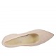 Escarpin à bout pointu pour femmes en daim rose poudre talon 5 - Pointures disponibles:  32