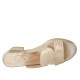 Mule imprimé platine pour femmes talon 6 - Pointures disponibles:  43