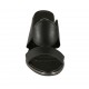 Mule pour femmes en cuir noir talon 6 - Pointures disponibles:  43