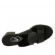 Mule pour femmes en cuir noir talon 6 - Pointures disponibles:  43
