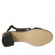 Sandalo da donna in pelle nera tacco 6 - Misure disponibili: 31, 32, 42, 44