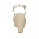 Sandalo da donna platino con cinturino, plateau e zeppa 12 - Misure disponibili: 42, 43, 44, 46