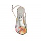 Chanel da donna con plateau interno in tessuto multicolore floreale tacco 12 - Misure disponibili: 33, 34