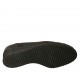 Scarpa accollata da donna con elastici e plantare estraibile in pelle e pelle forata nera zeppa 4 - Misure disponibili: 42, 43, 45