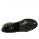 Mocasino para mujer con borlas en piel negra tacon 5 - Tallas disponibles:  43