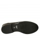 Woman's loafer in spotted and black leather heel 2 - Available sizes:  33, 43