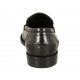 Mocasino para mujer en piel negra tacon 2 - Tallas disponibles:  33