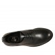 Scarpa derby stringata da donna in pelle nera tacco 3 - Misure disponibili: 32, 42, 43, 44
