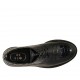 Woman's laced derby shoe in blue printed patent leather heel 3 - Available sizes:  32, 43