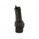 Bottines pour femmes avec lacets en cuir noir talon 3 - Pointures disponibles:  34