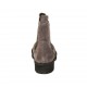 Stivaletto da donna a coda di rondine con elastici in camoscio grigio tacco 3 - Misure disponibili: 33, 43