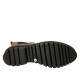 Botines para mujer con elasticos y punta de ala en gamuza gris tacon 3 - Tallas disponibles:  33, 43