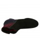 Bottines pour femmes avec fermeture éclair et elastique en daim noir, bleu et bordeaux talon compensé 5 - Pointures disponibles:  33, 43, 44