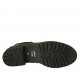 Stivaletto da donna con elastici laterali e borchie in pelle nera tacco 3 - Misure disponibili: 32, 33, 34, 45