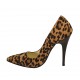 Zapato de salon en gamuza moteada para mujer tacon 11 - Tallas disponibles:  32, 42