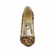 Zapato de salon en gamuza moteada para mujer tacon 11 - Tallas disponibles:  32, 42