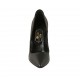 Escarpin à bout pointu pour femmes en cuir noir con talon 11 - Pointures disponibles:  42