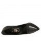 Escarpin à bout pointu pour femmes en cuir noir con talon 11 - Pointures disponibles:  42