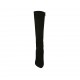 Bottes pour femmes en daim noir avec accessoire et talon 11 - Pointures disponibles:  42